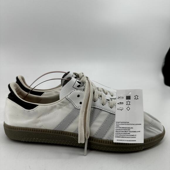 Adidas Samba Decon Sneakers 3 Stripe Core White Charcoal Putty Beige 5 NWT main image 6